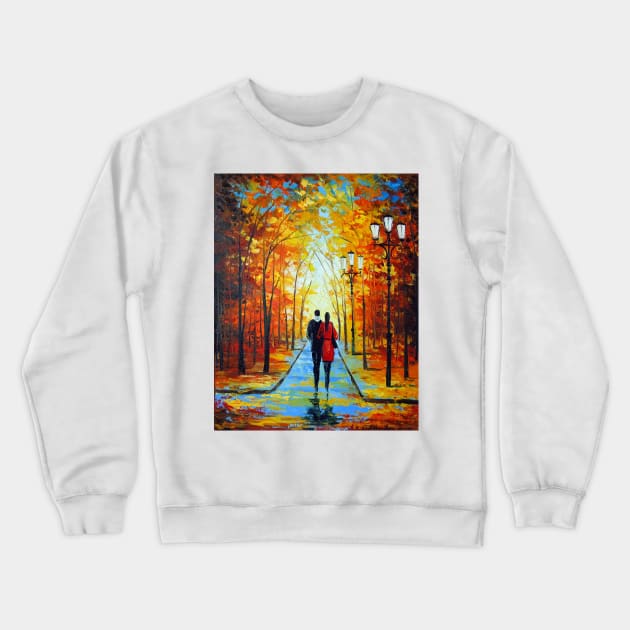 A walk in the park Crewneck Sweatshirt by OLHADARCHUKART